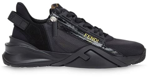 fendi black flow sneakers|Fendi flow sneakers sale.